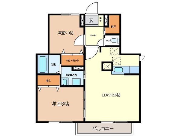 アンブレームＴの物件間取画像